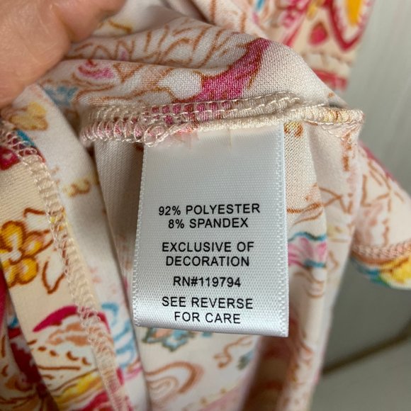 **SOLD**World Unity High Low Dress Peach Size S - Picture 6 of 8